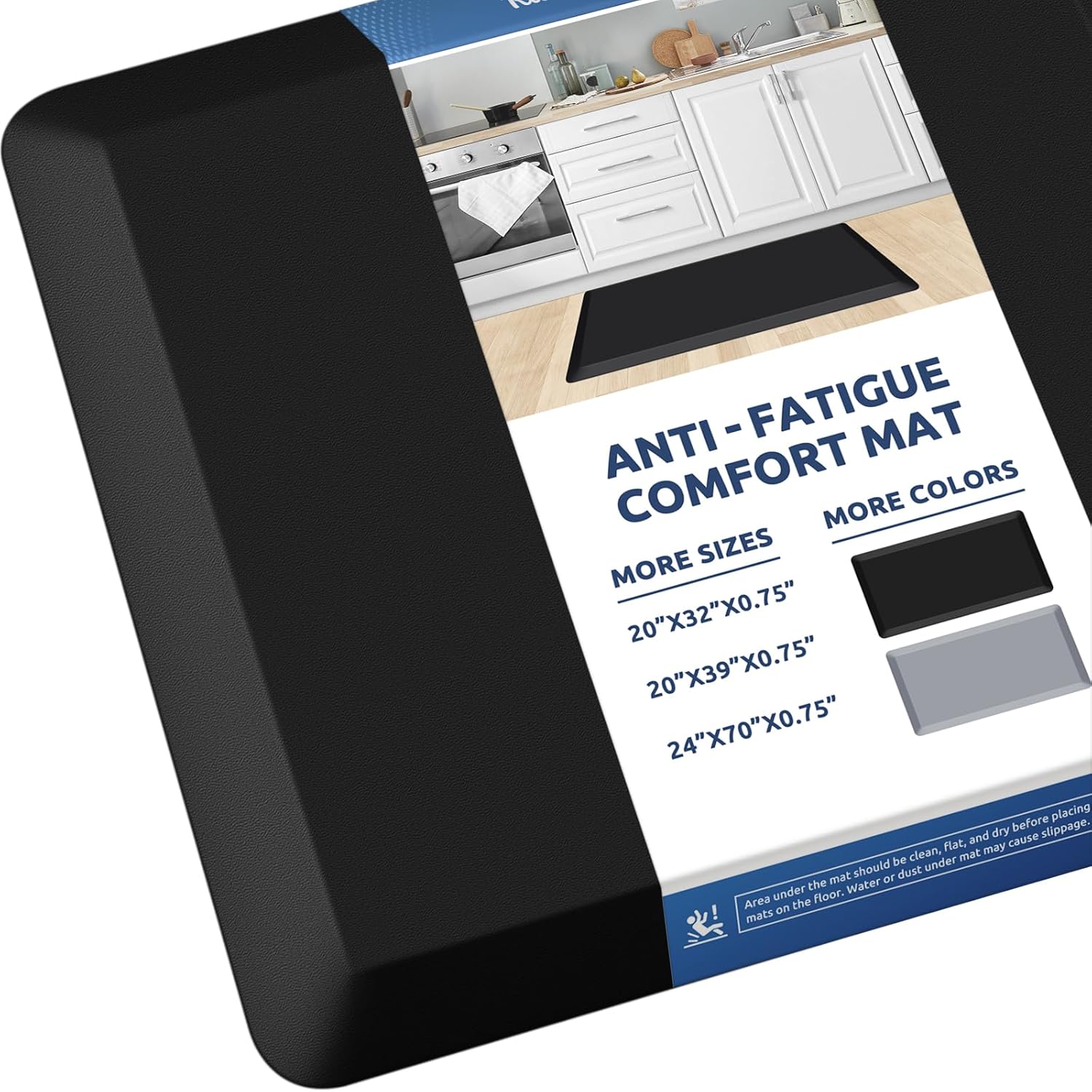 KitchenClouds Kitchen Mat Cushioned Anti Fatigue Rug 17.3