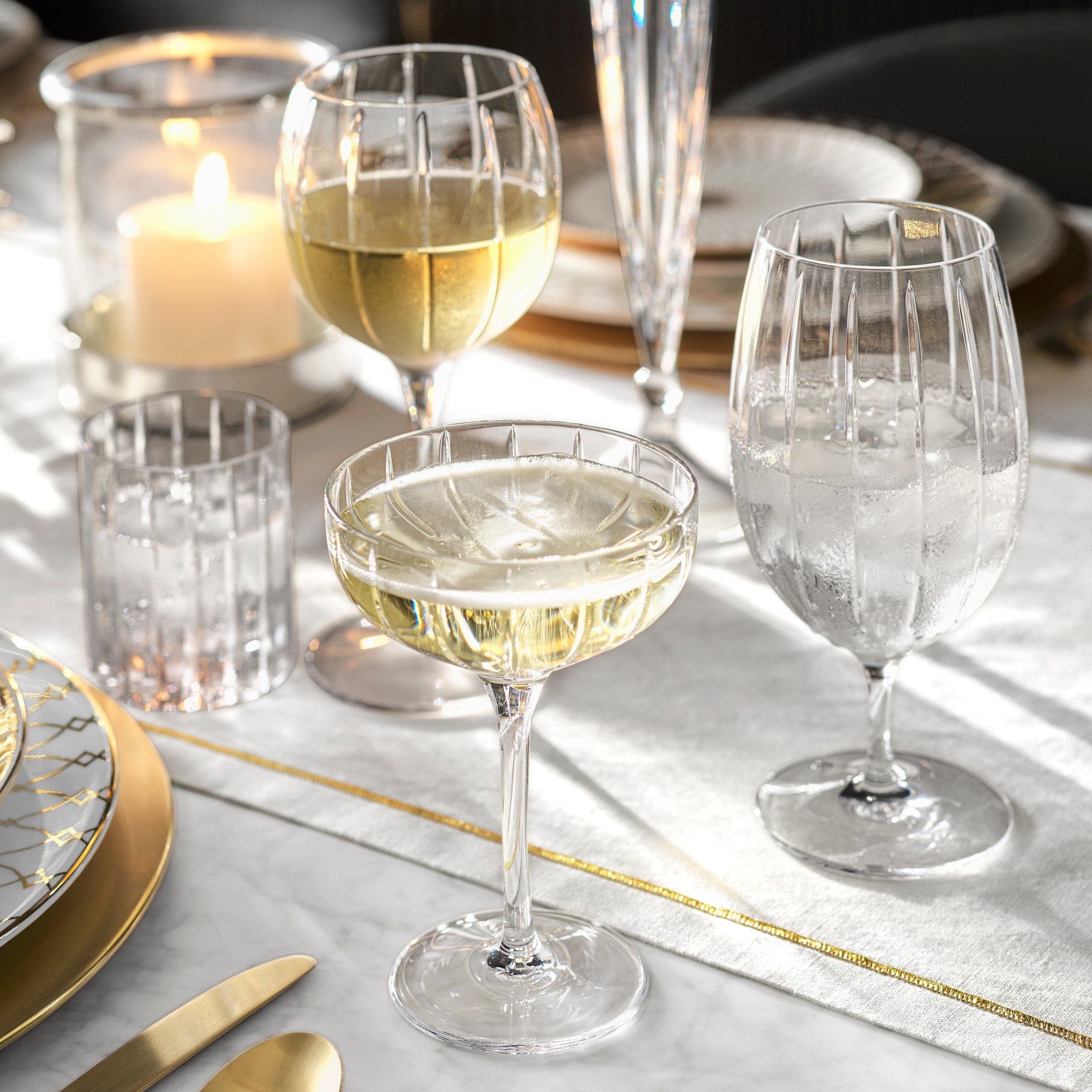 Dorset Champagne Coupe Glasses