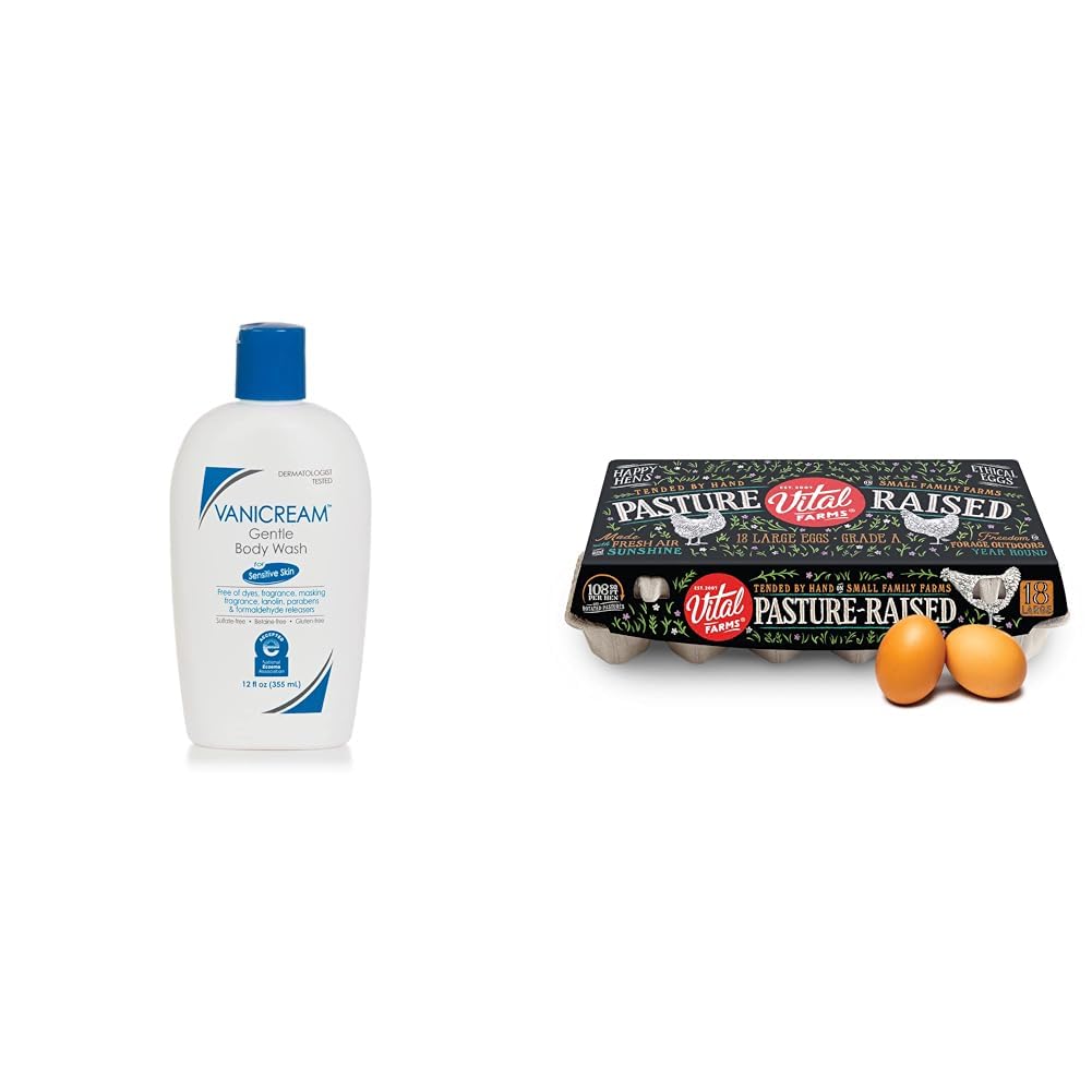 Vanicream Gentle Body Wash -12 fl oz - Formulated Without Common Irritants for Those with Sensitive Skin