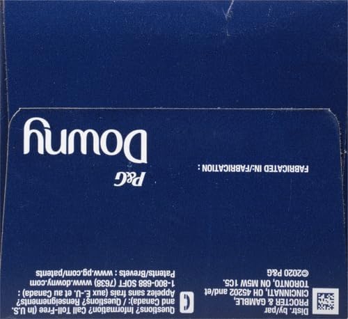 Downy Infusions Mega Dryer Sheets, Laundry Fabric Softener, CALM, Lavender and Vanilla Bean, 180 Count (3 box of 60 sheets)