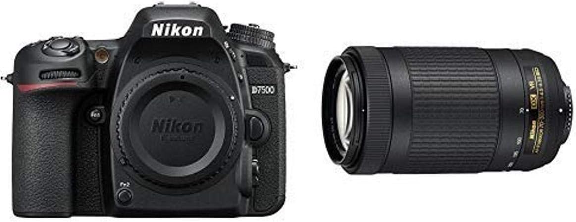 Nikon D7500 20.9MP DSLR Camera with AF-S DX NIKKOR 18-140mm f/3.5-5.6G ED VR Lens, Black