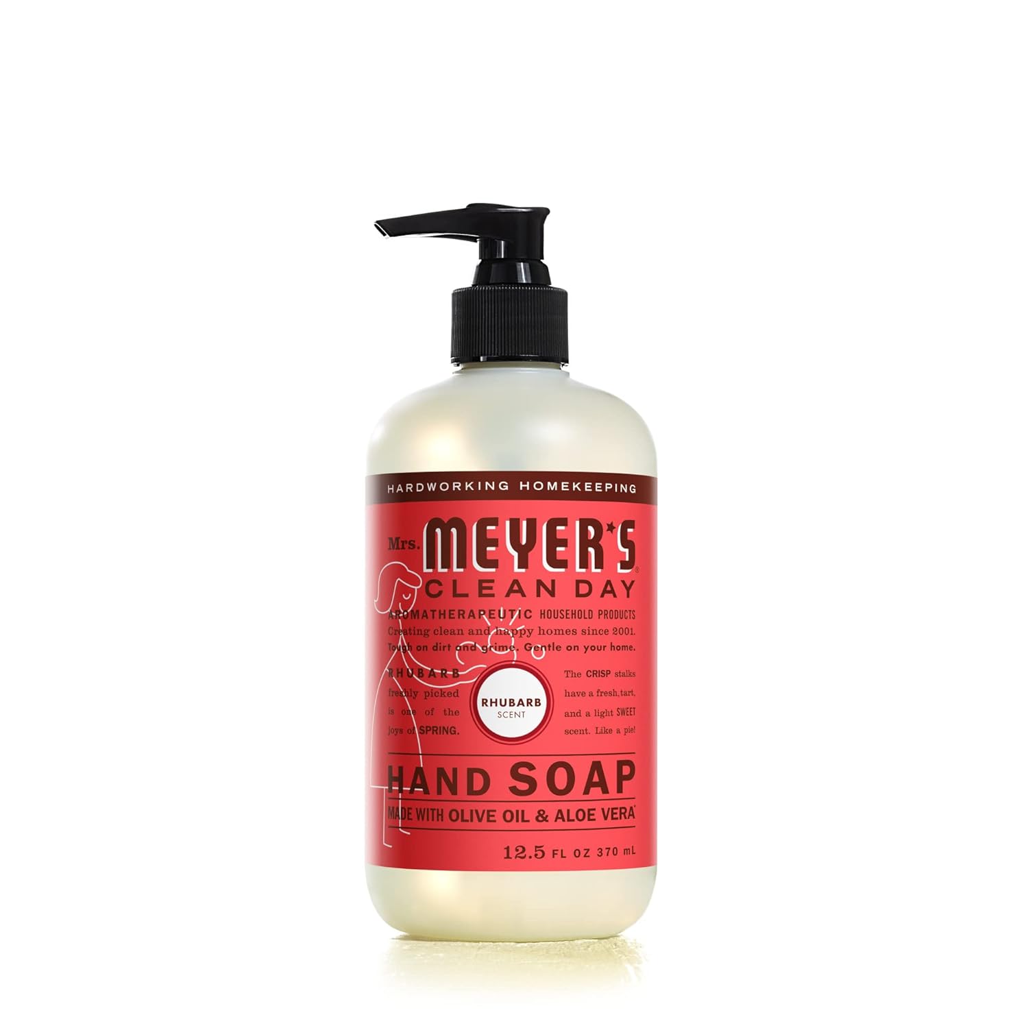 MRS. MEYER'S CLEAN DAY Hand Soap, Made with Essential Oils, Biodegradable Formula, Honeysuckle, 12.5 fl. oz - Pack of 3