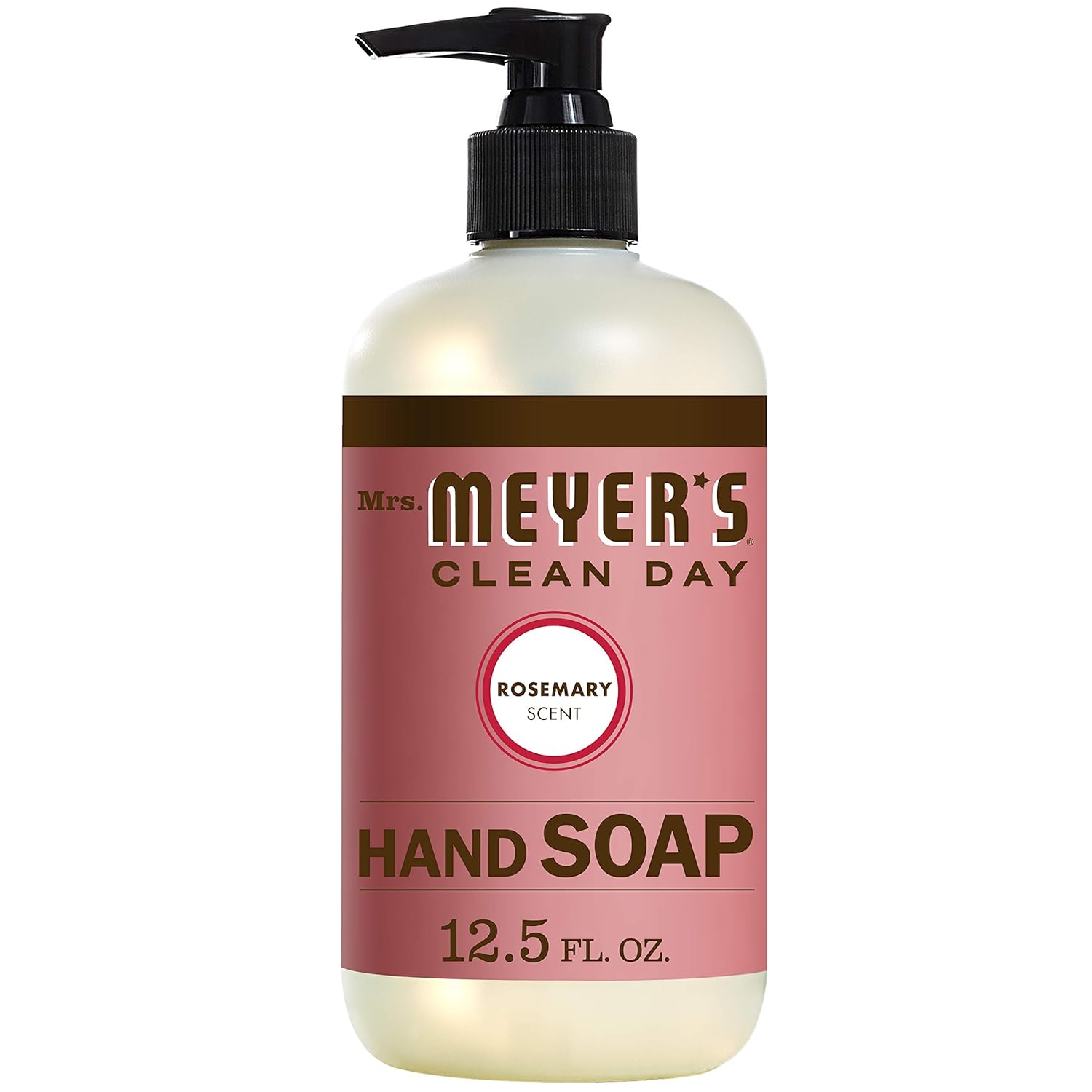 MRS. MEYER'S CLEAN DAY Hand Soap, Made with Essential Oils, Biodegradable Formula, Honeysuckle, 12.5 fl. oz - Pack of 3