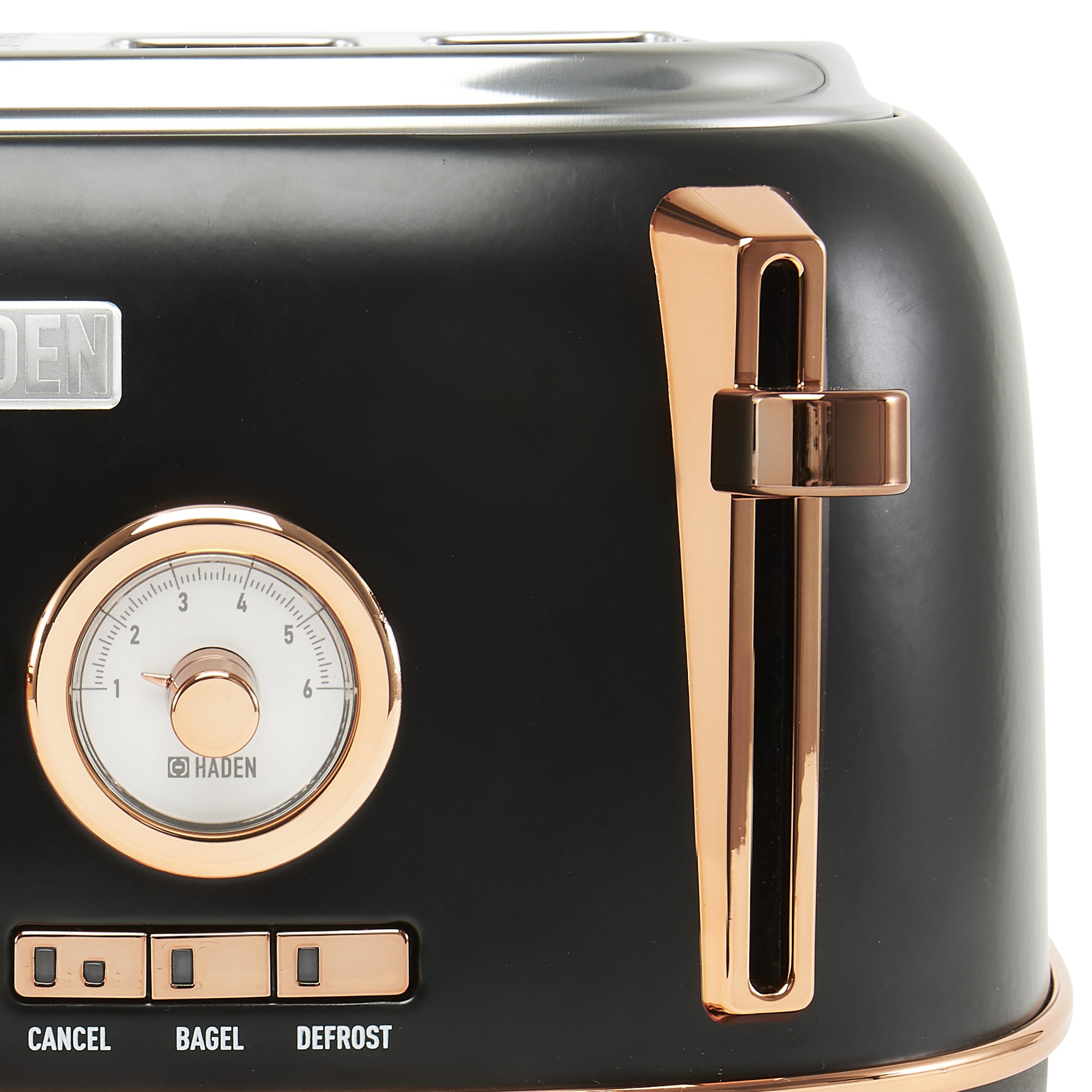 Haden Dorset 4-Slice Wide Slot Stainless-Steel Toaster