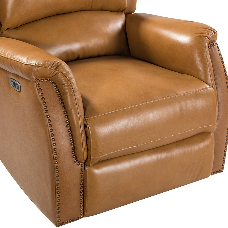 Flora Genuine Leather Power Recliner
