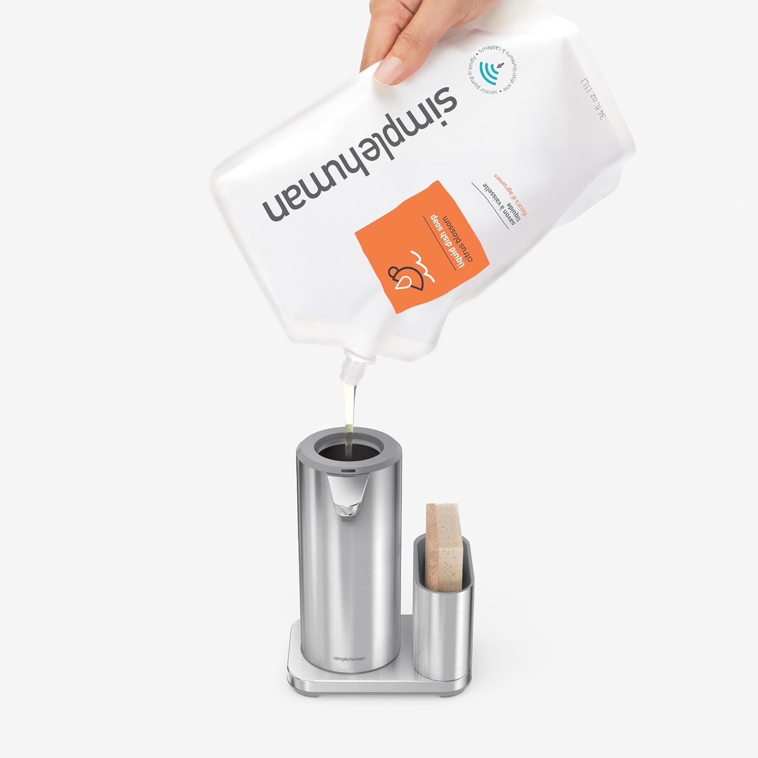 simplehuman Lavender Moisturizing Liquid Hand Soap Refill Pouch, 34 Fl. Oz.