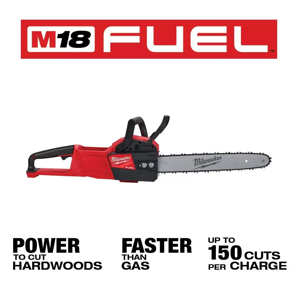 Milwaukee Pre-Sale 2727-CB M18 FUEL Cordless Chainsaw / Lead Blower Bundle - Bare Tool