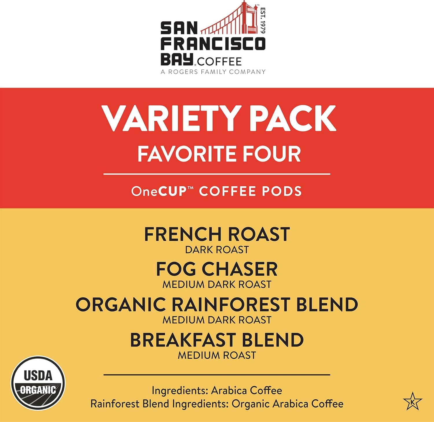 San Francisco Bay Compostable Coffee Pods - French Roast (80 Ct) K Cup Compatible including Keurig 2.0, Dark Roast