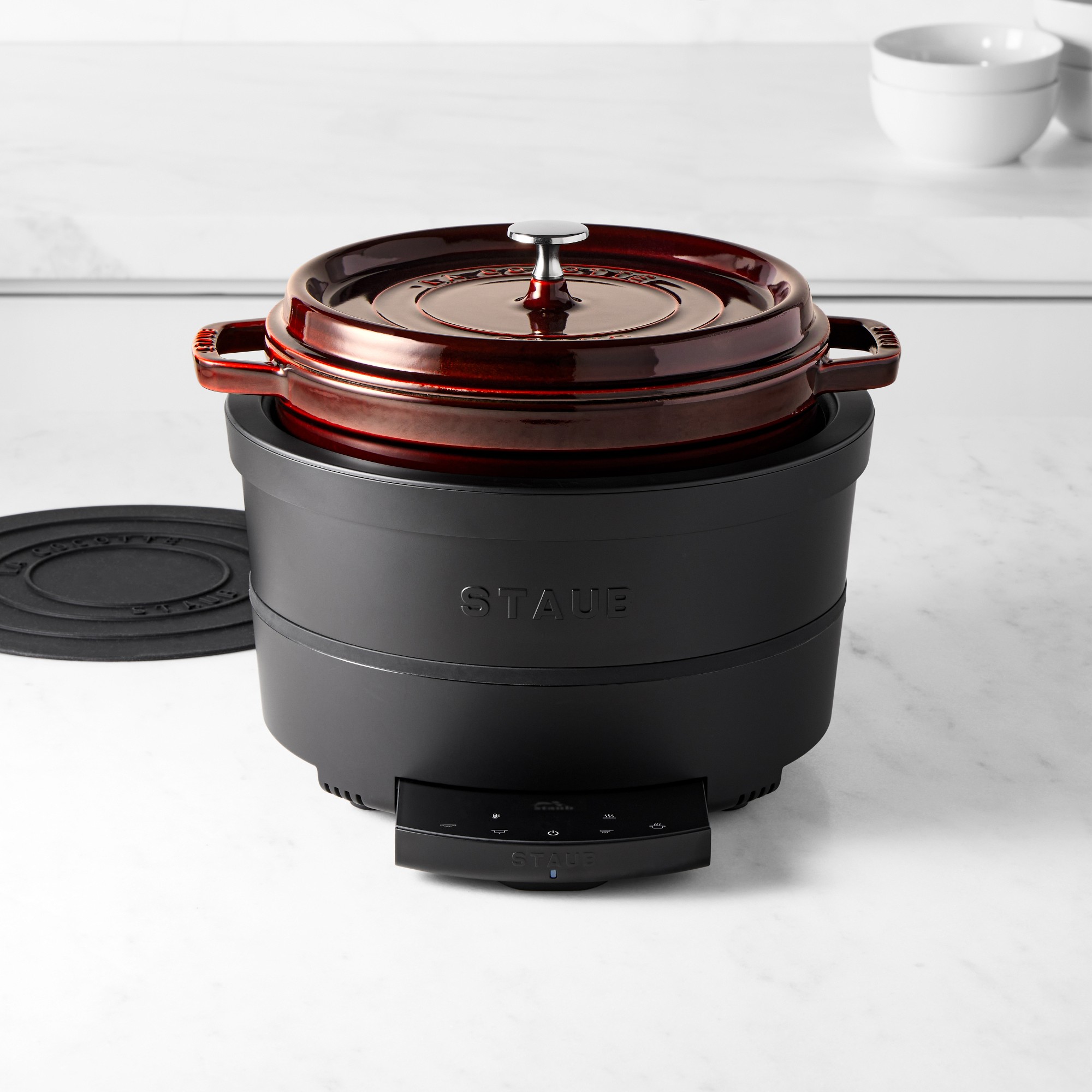 Staub Induction Multi-Cooker with Staub Round Oven