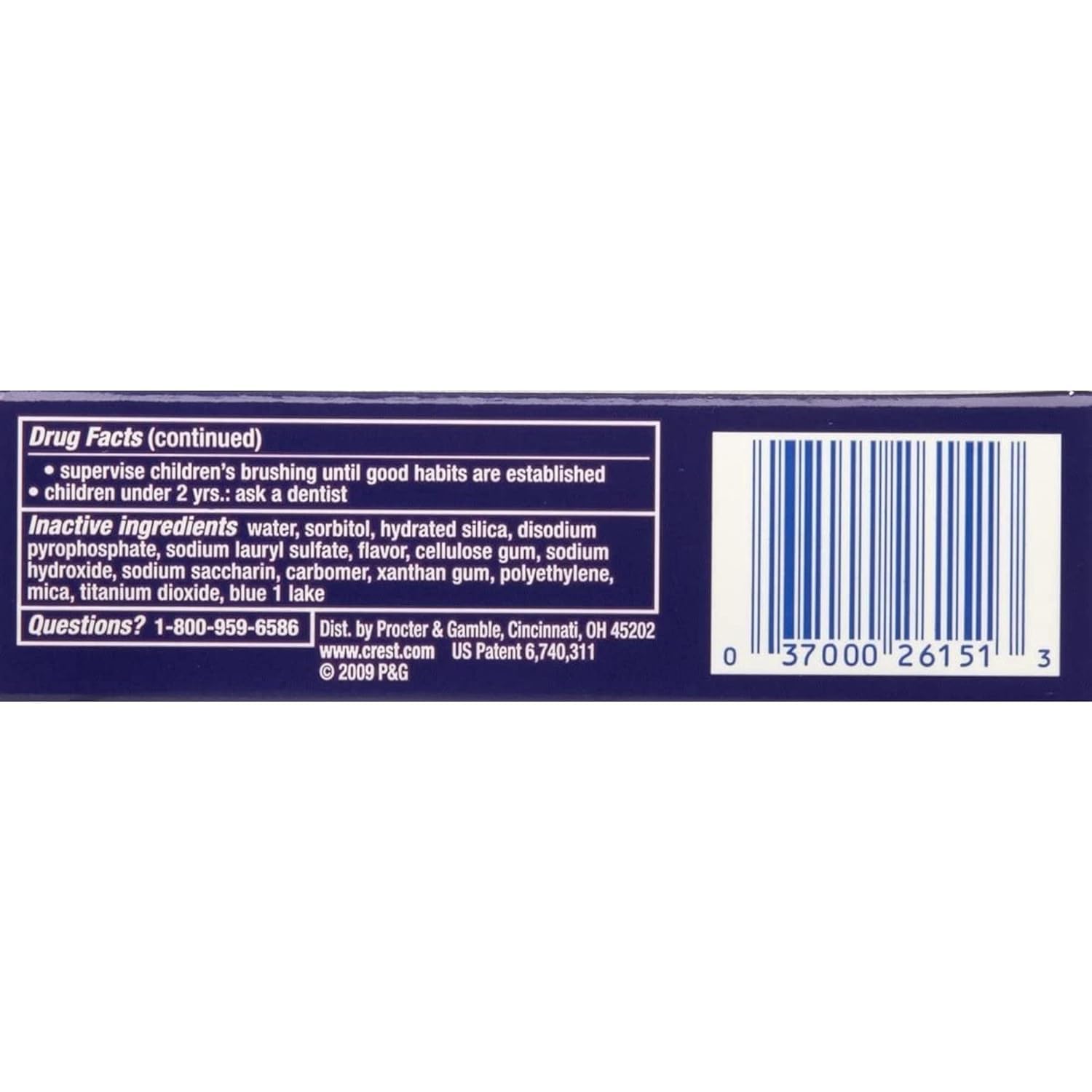 Crest 3D White Advanced Luminous Mint Teeth Whitening Toothpaste, 3.7 oz Pack of 4 - Helps Remove Surface Stains, Whitens Teeth, Strengthens Tooth Enamel, Protects Against Cavities