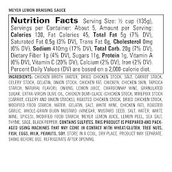 Williams Sonoma Braising Sauce, Meyer Lemon