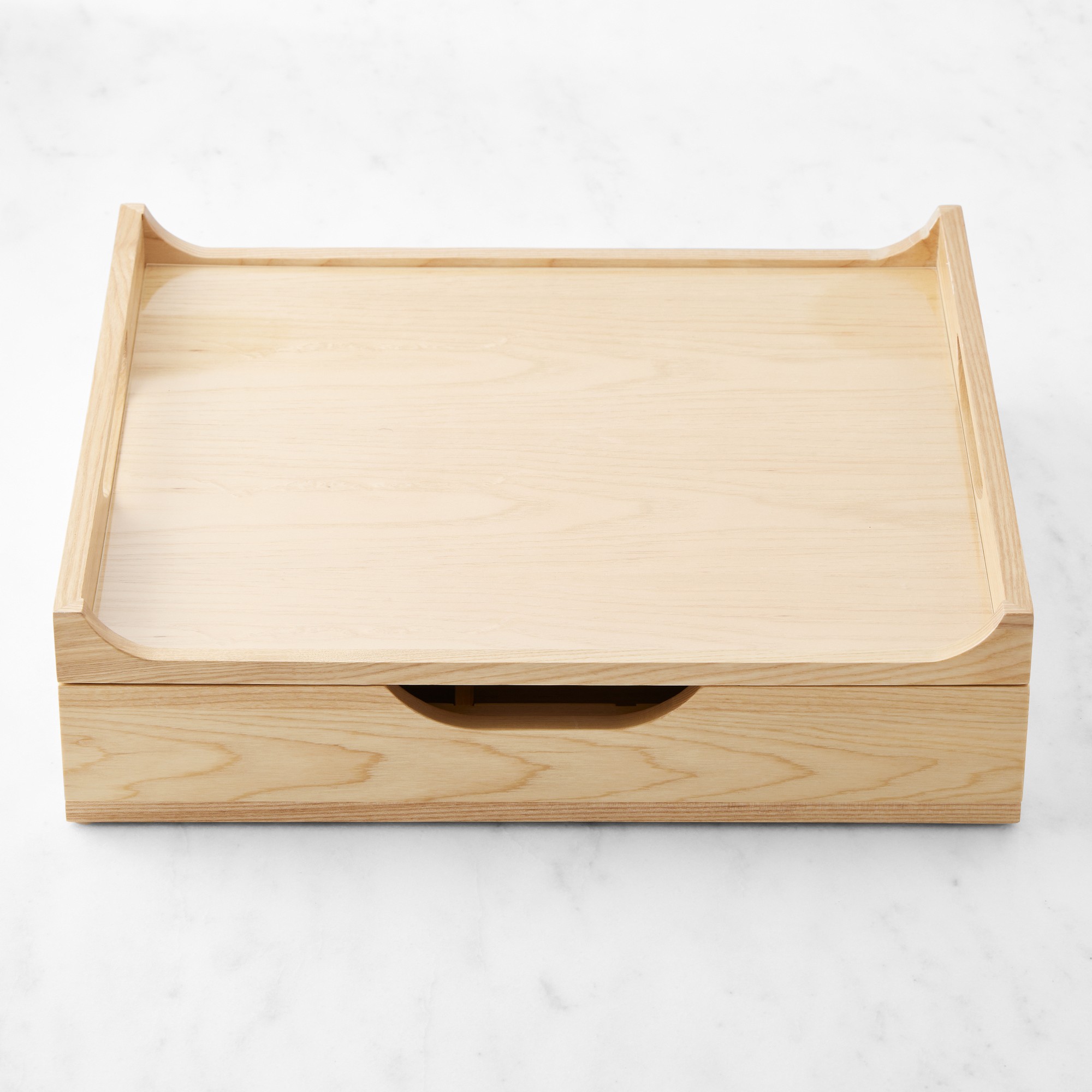 Hold Everything Coffee Storage Station Pull Out Drawer, Ashwood