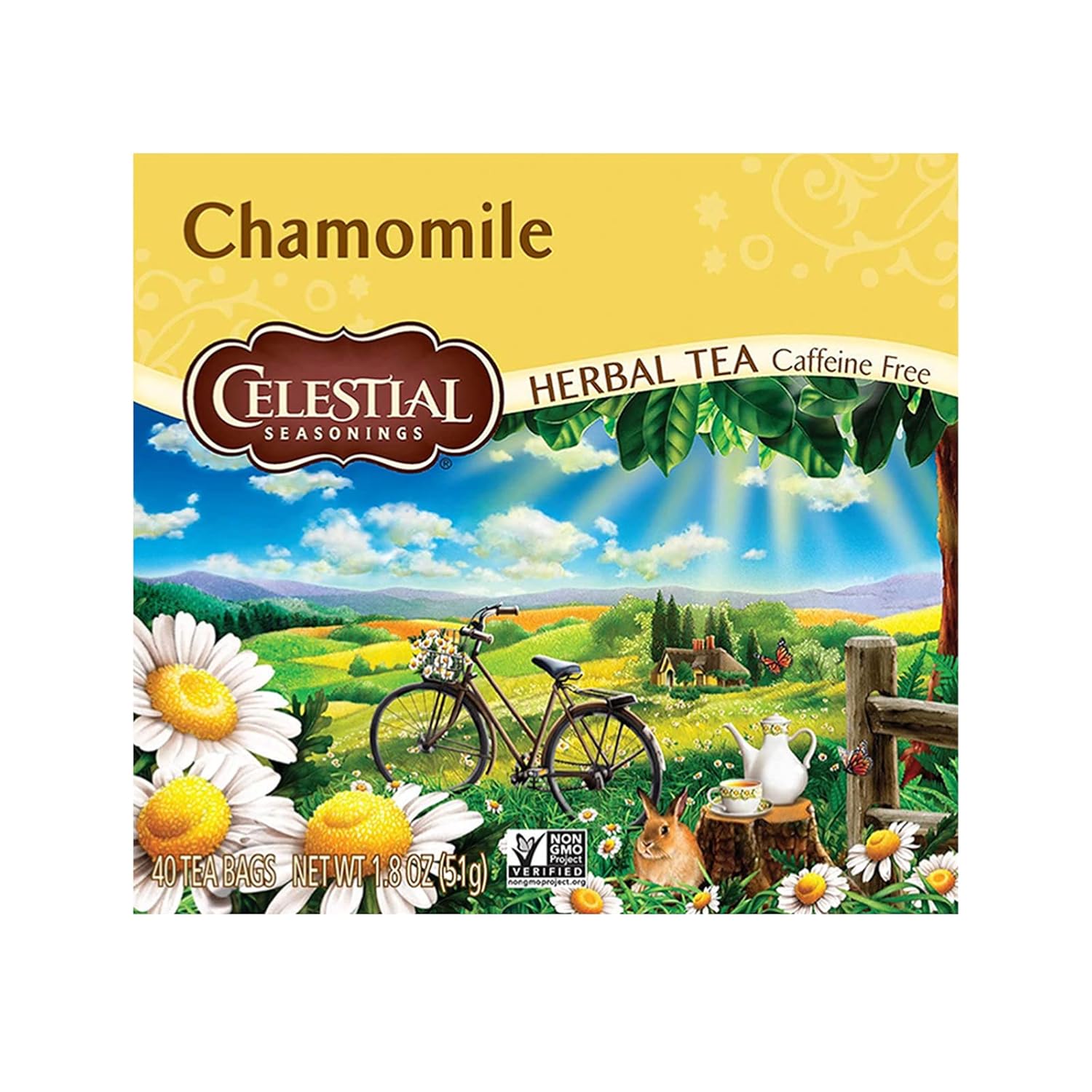 Celestial Seasonings Bengal Spice Herbal Tea, Caffeine Free, 20 Tea Bags Box, (Pack of 6)