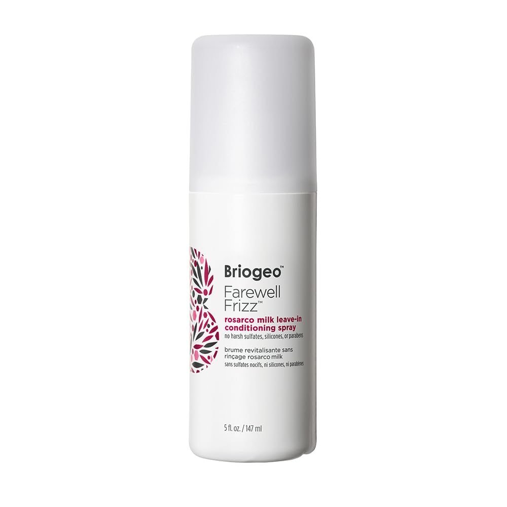 Briogeo Farewell Frizz Conditioner Spray - Anti-Frizz Treatment for Curly, Straight or Wavy Hair with Argan Oil and Detangling Benefits