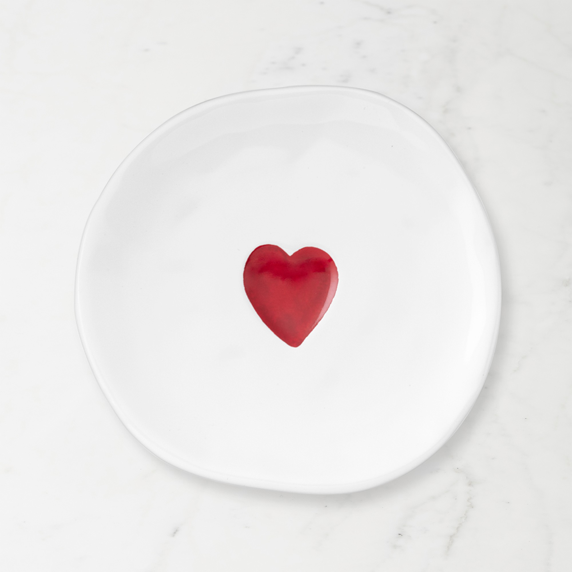 Heart Appetizer Plates
