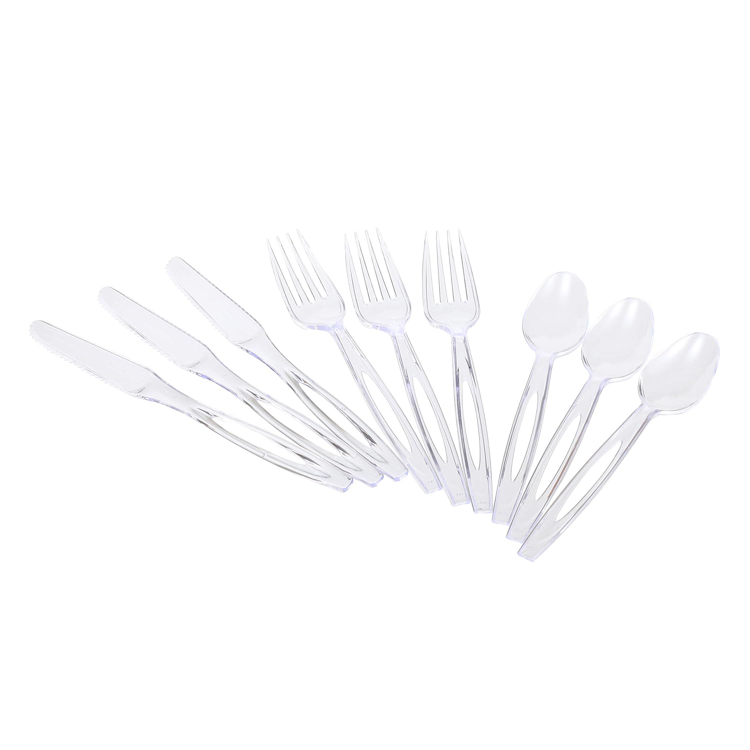 Glad, 240 Count (Pack of 1), Clear Assorted Cutlery