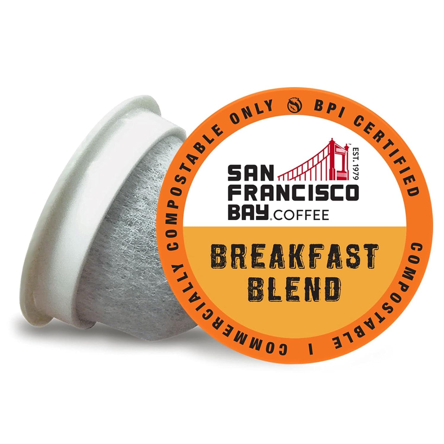San Francisco Bay Compostable Coffee Pods - French Roast (80 Ct) K Cup Compatible including Keurig 2.0, Dark Roast