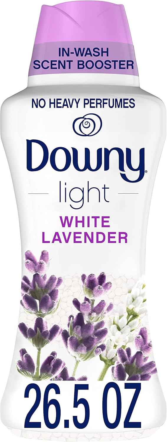 Downy Light In Wash Scent Booster Beads, Ocean Mist Scent, 24 oz, Downy Scent Booster Beads, Laundry Beads, No Heavy Perfumes