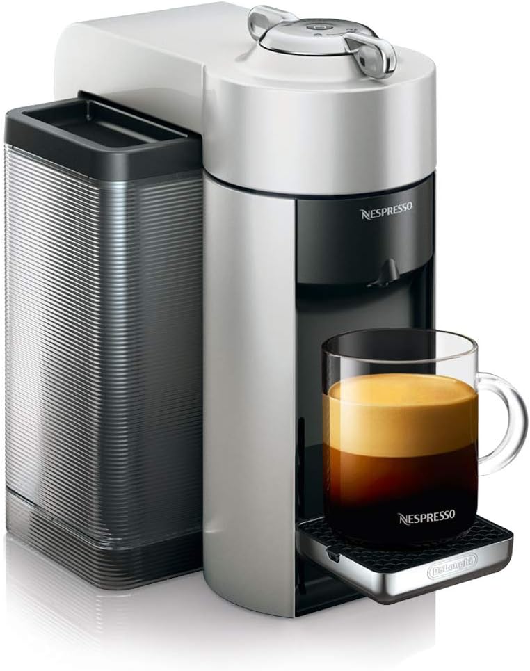 Nespresso Vertuo Coffee and Espresso Maker,1597 ml, by De'Longhi, Graphite Metal
