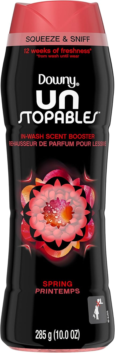 Downy Unstopables In Wash Scent Booster Beads, Fresh Scent, 24 oz, Downy Scent Booster Beads, Unstoppable Laundry Beads, Odor Protection