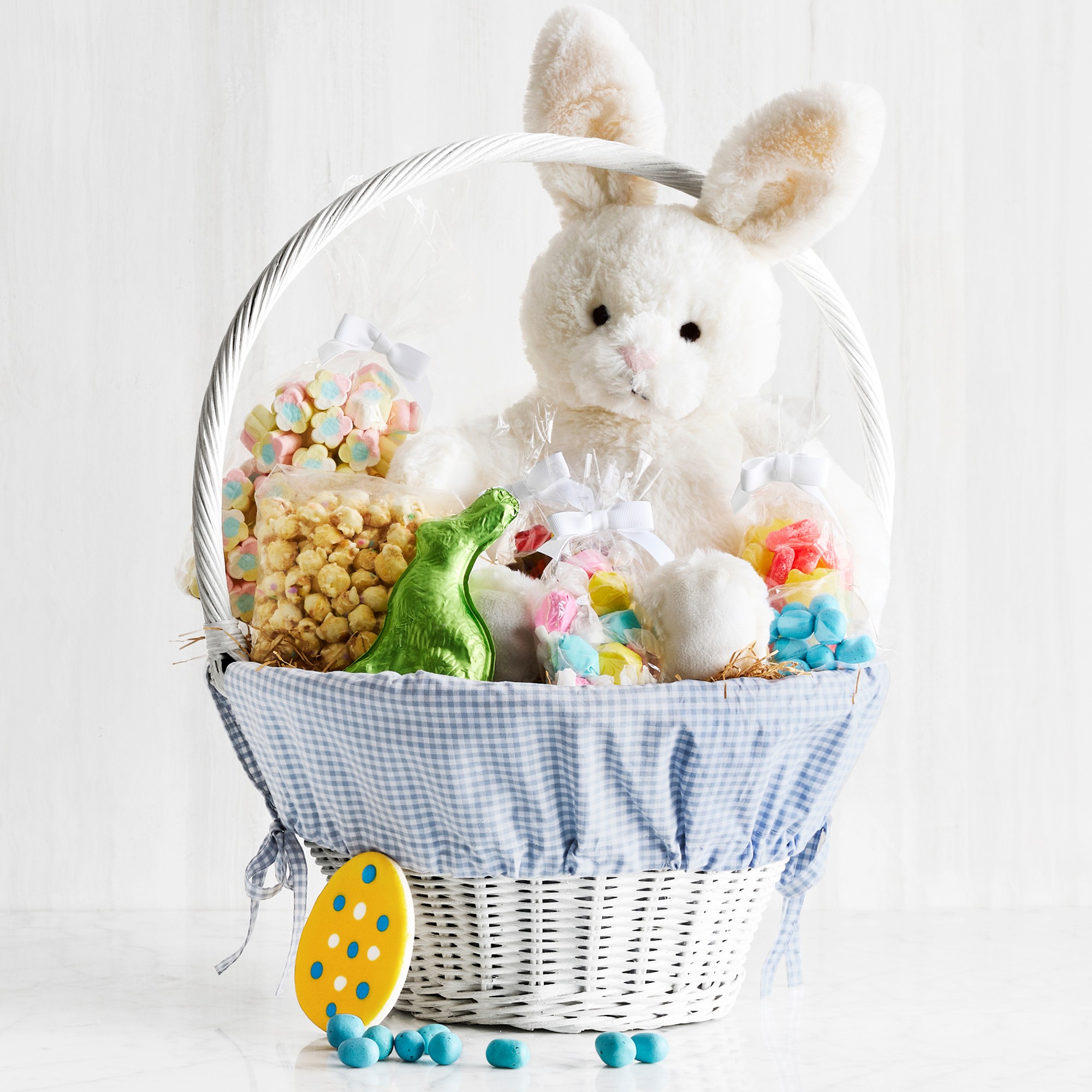 Pottery Barn Kids x Williams Sonoma Large Classic Gingham Easter Basket