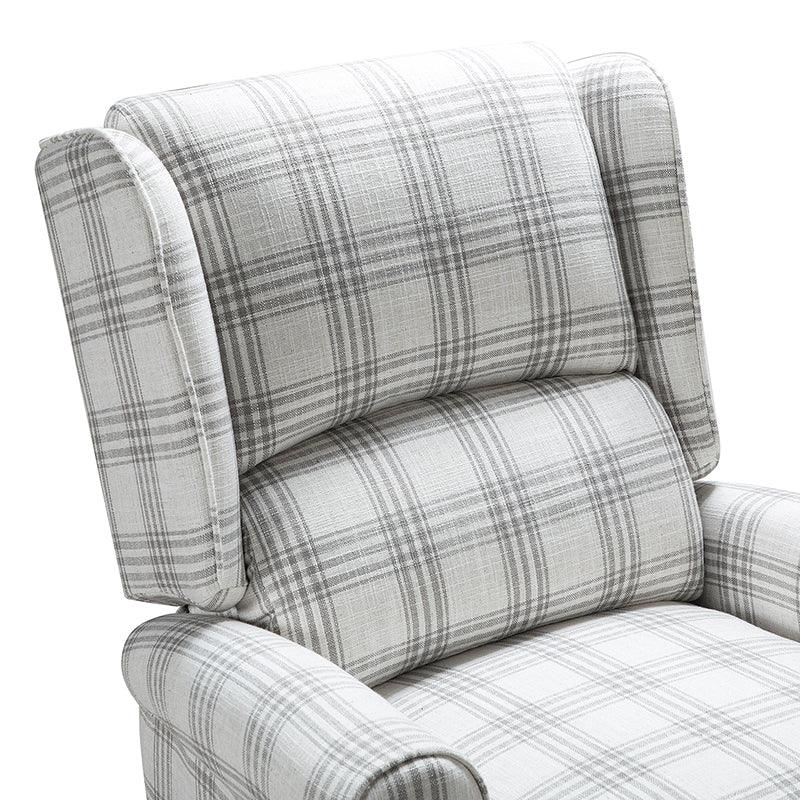 Erdeni Upholstered Manual Wingback Recliner Chair