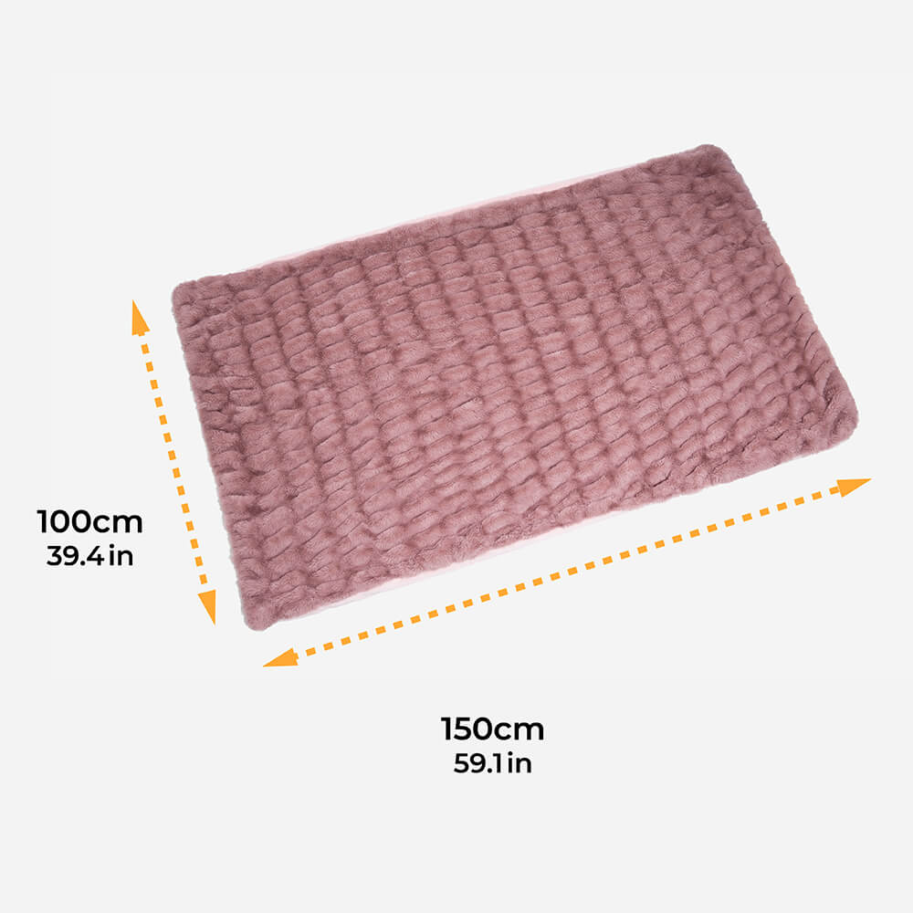 Luxury Super Large Human Dog Bed With Super Soft Pet Throw Blanket