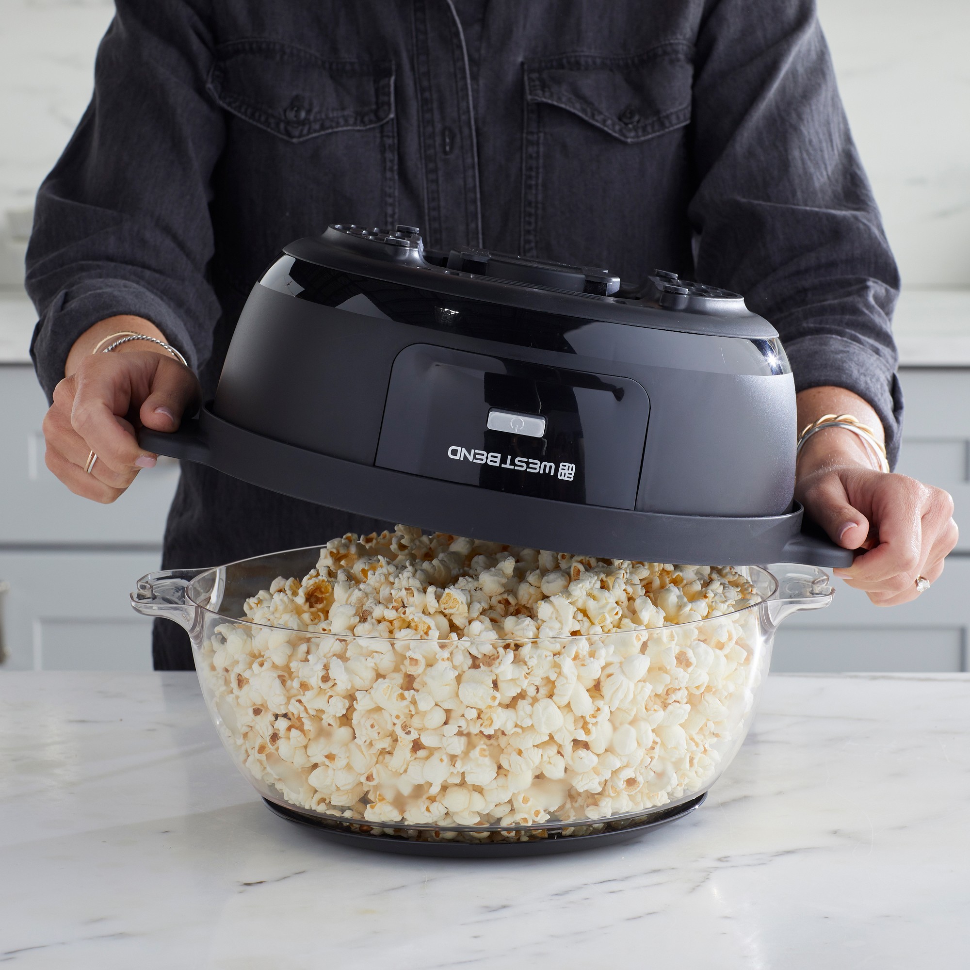 West Bend Stir Crazy Popcorn Maker, 6-Qt.