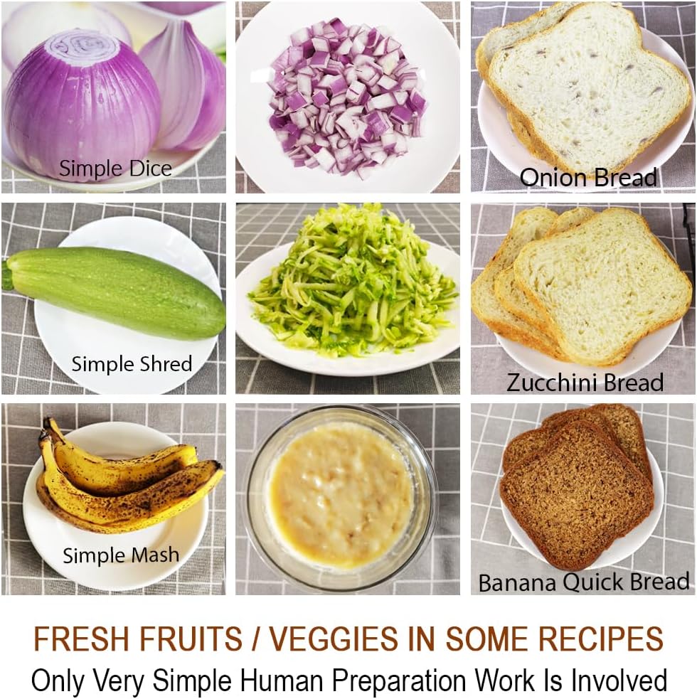 KITCHENARM 29-in-1 SMART Bread Machine with Gluten Free Setting 2LB 1.5LB 1LB Bread Maker Machine with Homemade Cycle - Stainless Steel Breadmaker with Recipes Whole Wheat Bread Making Machine