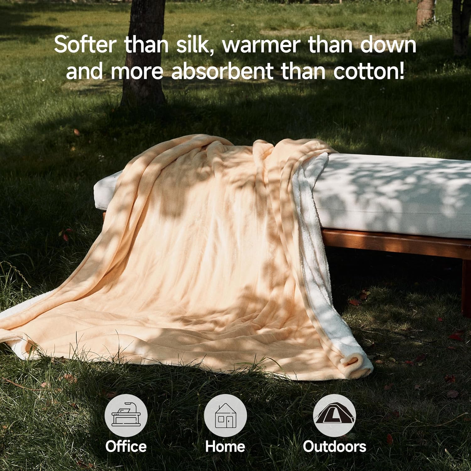 GOTCOZY Heated Blanket Electric Throw 50''X60''- Soft Silky Plush Electric Blanket with 4 Heating Level & 3 Hour Auto Off Heating Blanket, ETL Certified Machine Washable (Rose Dust)