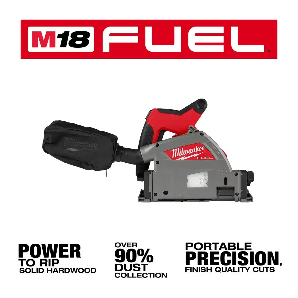 Milwaukee 2831-20PO M18 FUEL 18V Track Saw w/ Track/Blade/Packout - Bare Tool
