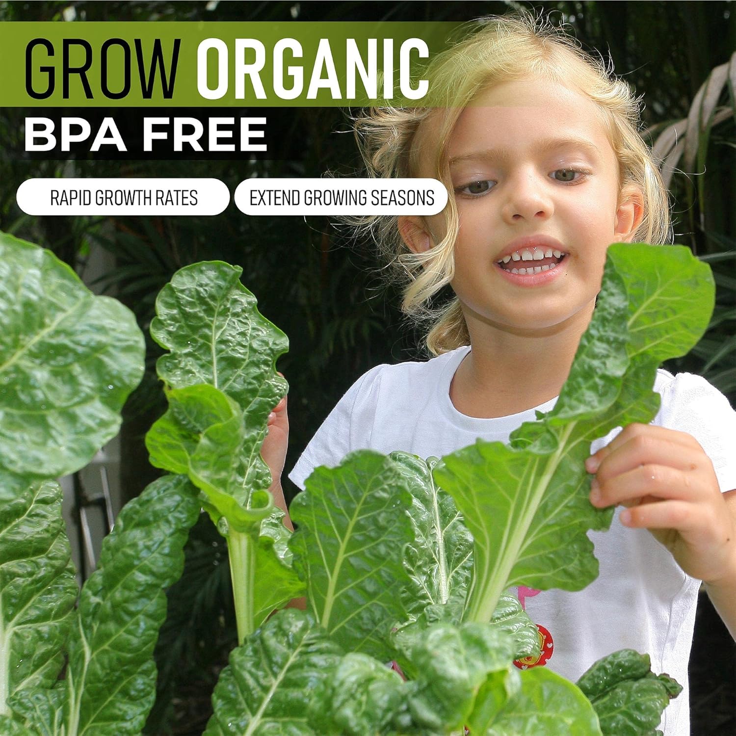 Vegepod - Raised Garden Bed - Self Watering Container Garden Kit with Protective Cover