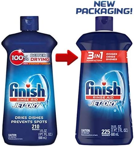 Finish Jet-dry, Rinse Agent, Ounce Blue 32 Fl Oz