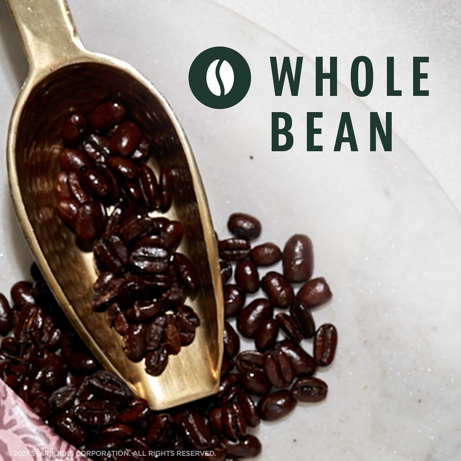 Starbucks Whole Bean Coffee, Dark Roast Coffee, Espresso Roast, 100% Arabica, 1 bag (40 oz)