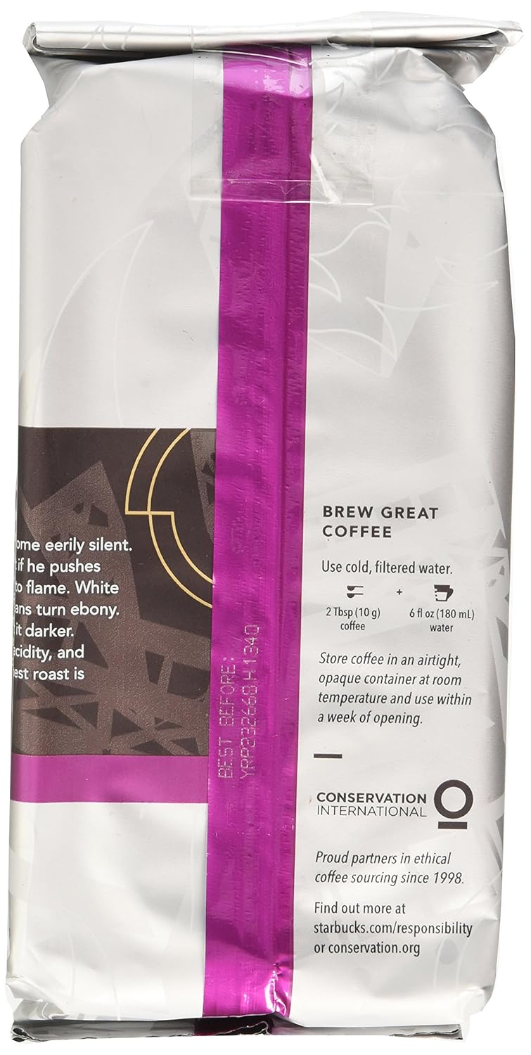 Starbucks Ground Coffee, Dark Roast Coffee, Caffè Verona, 100% Arabica, 1 bag (28 oz)