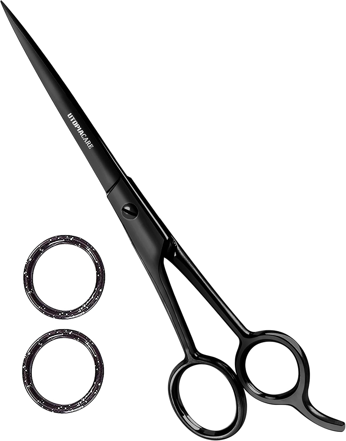 Utopia Care Hair Cutting and Hairdressing Scissors 6.5 Inch, Premium Stainless Steel shears with smooth Razor & Sharp Edge Blades, for Salons, Men & Women, Kids, Adults, & Pets - Silver