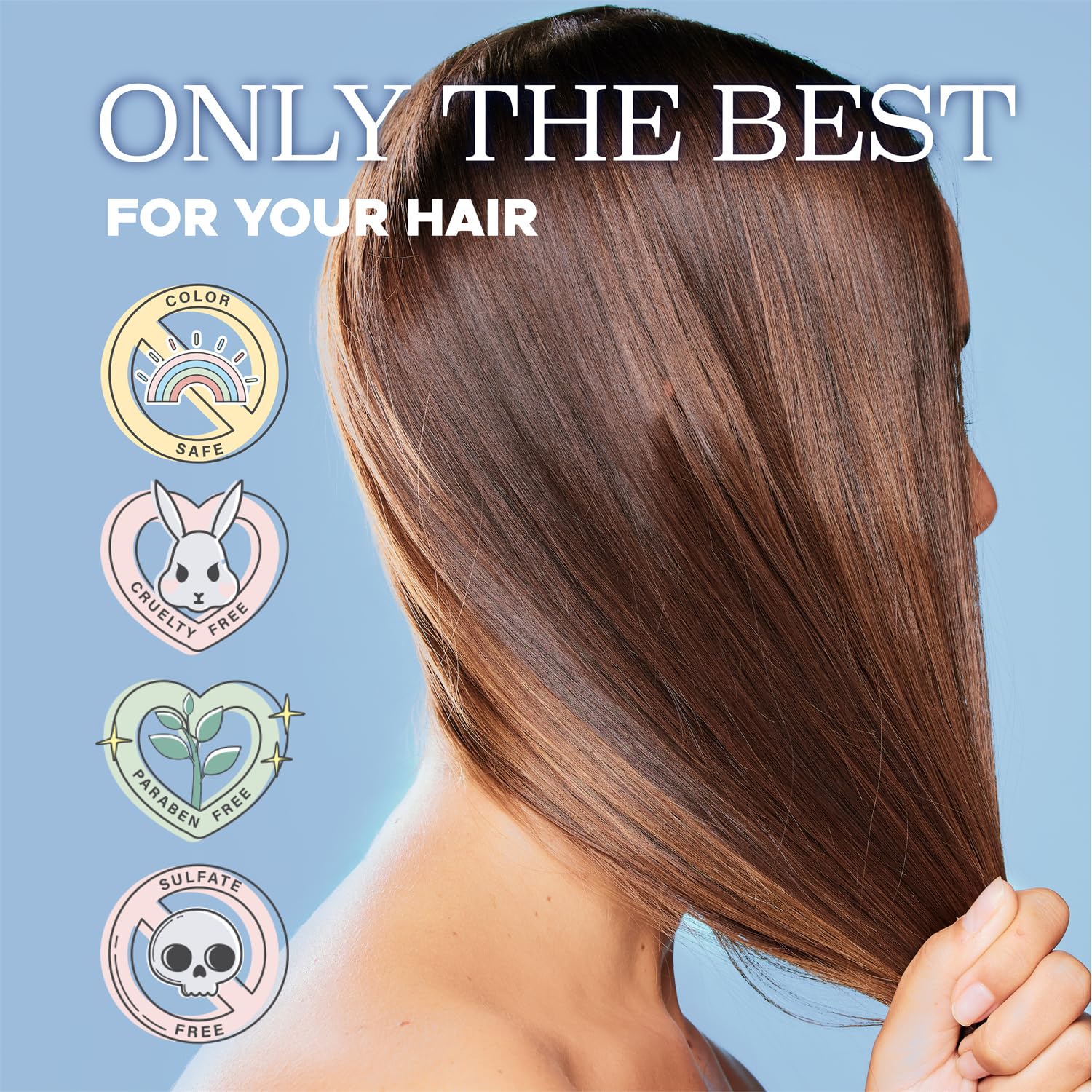 Luseta Biotin Shampoo and Conditioner for HairGrowth - Thickening Shampoo for Thinning Hair andHair Loss - Infused with Argan Oil to Repair DamagedDry Hair - Sulfate Free Paraben Free-2 x 16.9 fl oz