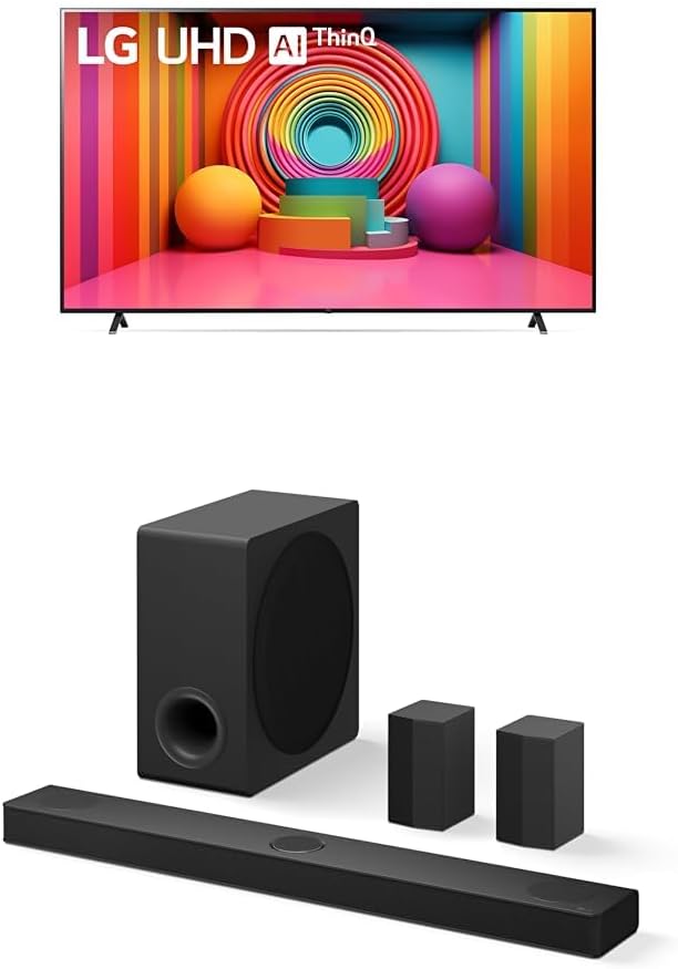 LG 86-Inch Class UT75 Series LED Smart TV 4K Processor Flat Screen AI-Powered with Alexa Built-in (86UT7590PUA, 2024)