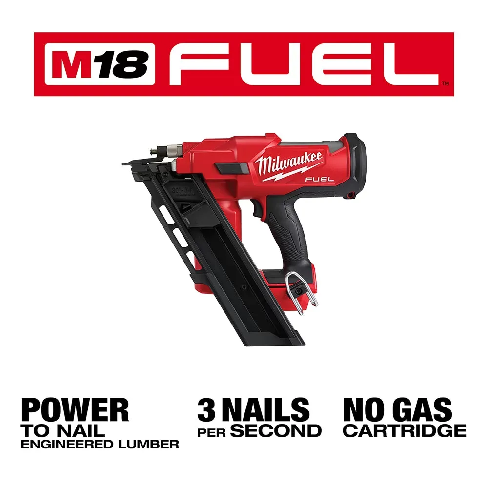 Milwaukee 2745-20 M18 FUEL 18V 30 Degree Lithium-Ion Framing Nailer - Bare Tool