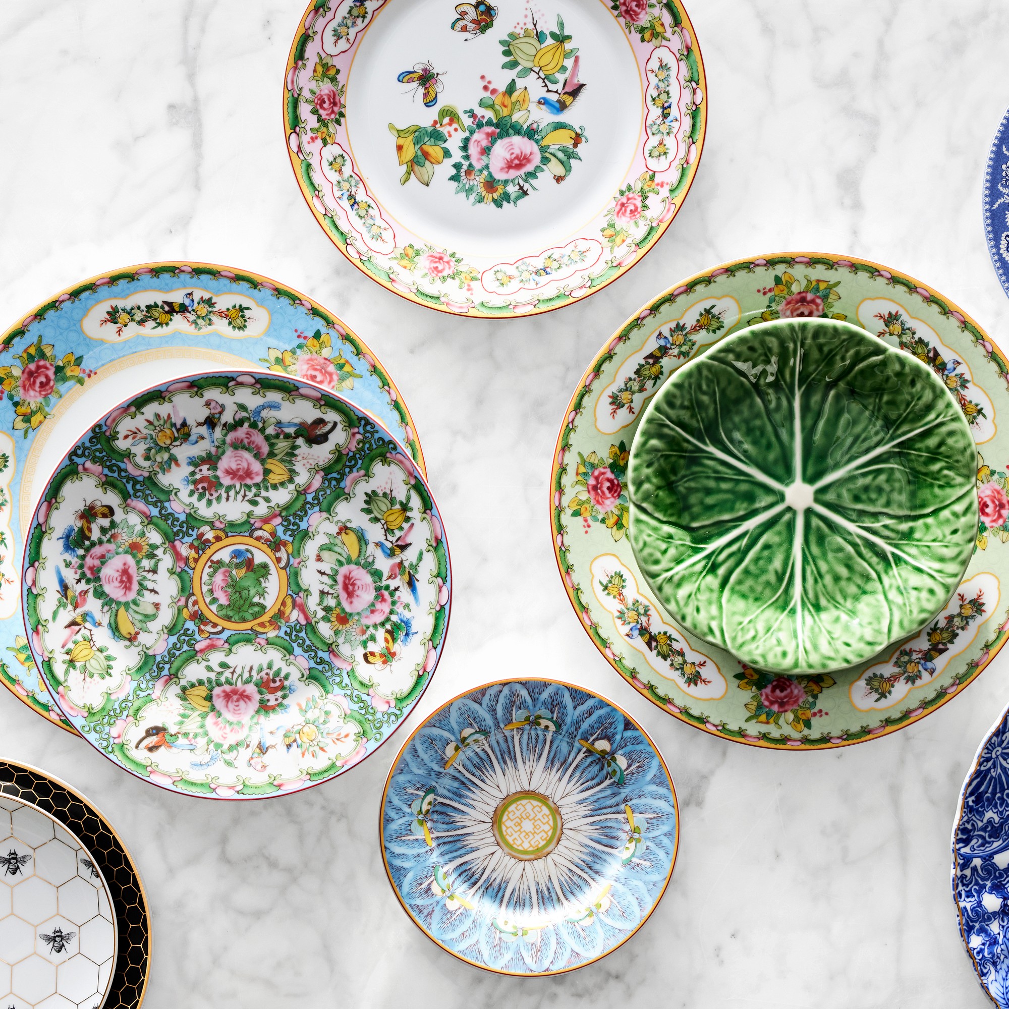 Bordallo Pinheiro Cabbage Salad Plates