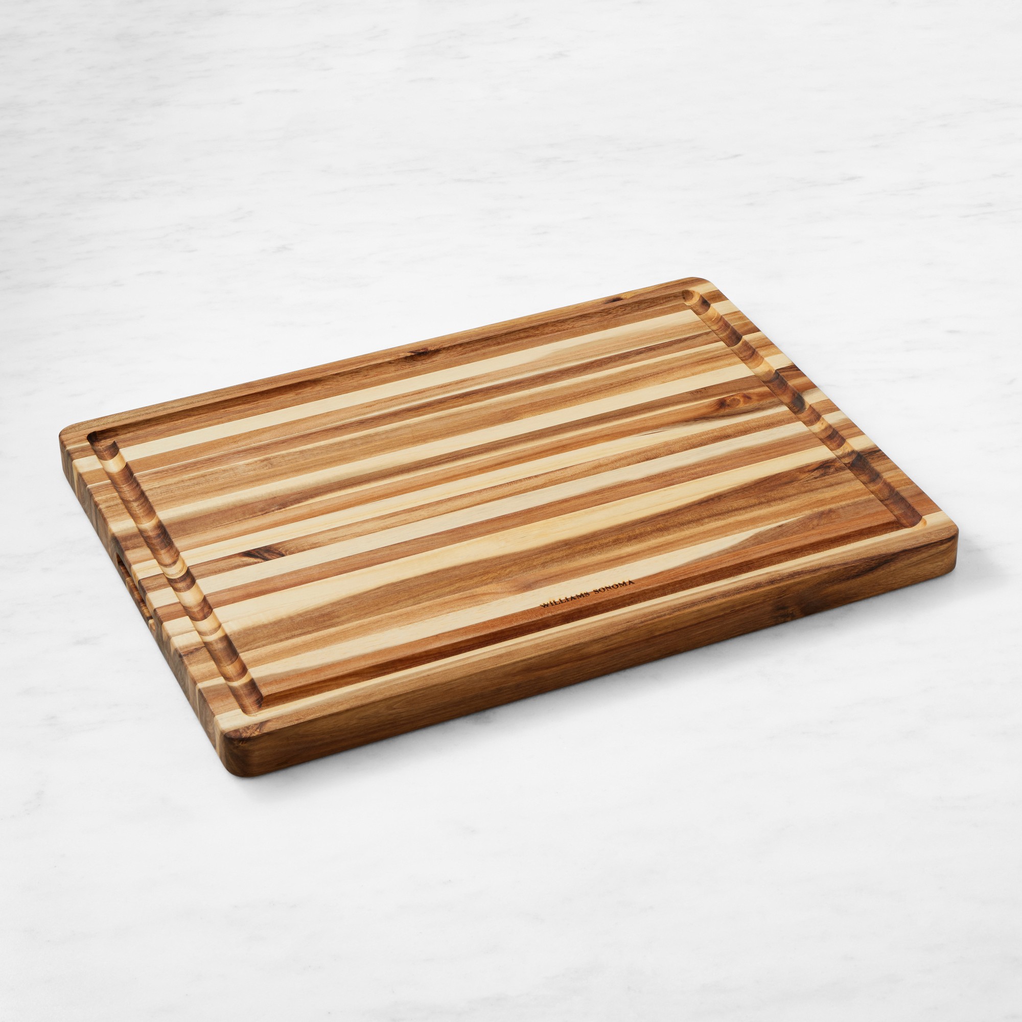 Williams Sonoma Edge-Grain Cutting & Carving Board, Acacia
