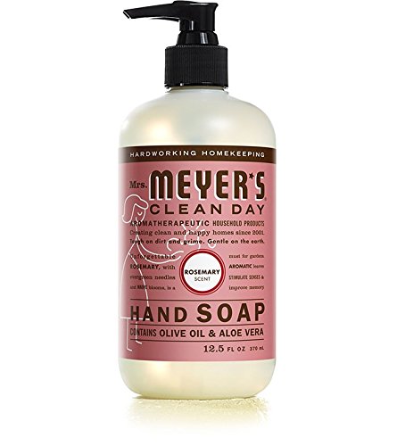 MRS. MEYER'S CLEAN DAY Hand Soap, Made with Essential Oils, Biodegradable Formula, Honeysuckle, 12.5 fl. oz - Pack of 3