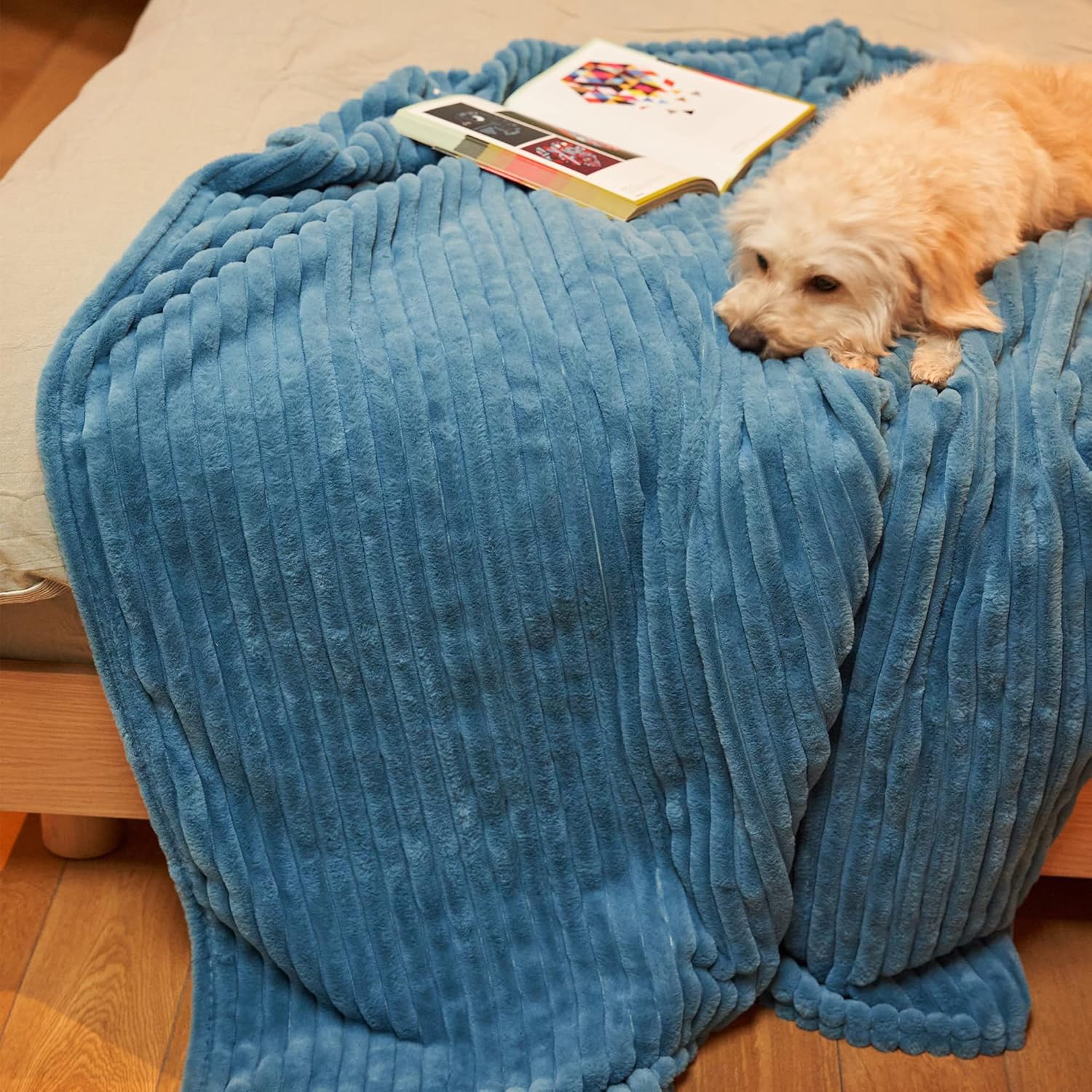 GOTCOZY Heated Blanket Electric Throw 50''X60''- Soft Silky Plush Electric Blanket with 4 Heating Level & 3 Hour Auto Off Heating Blanket, ETL Certified Machine Washable (Rose Dust)