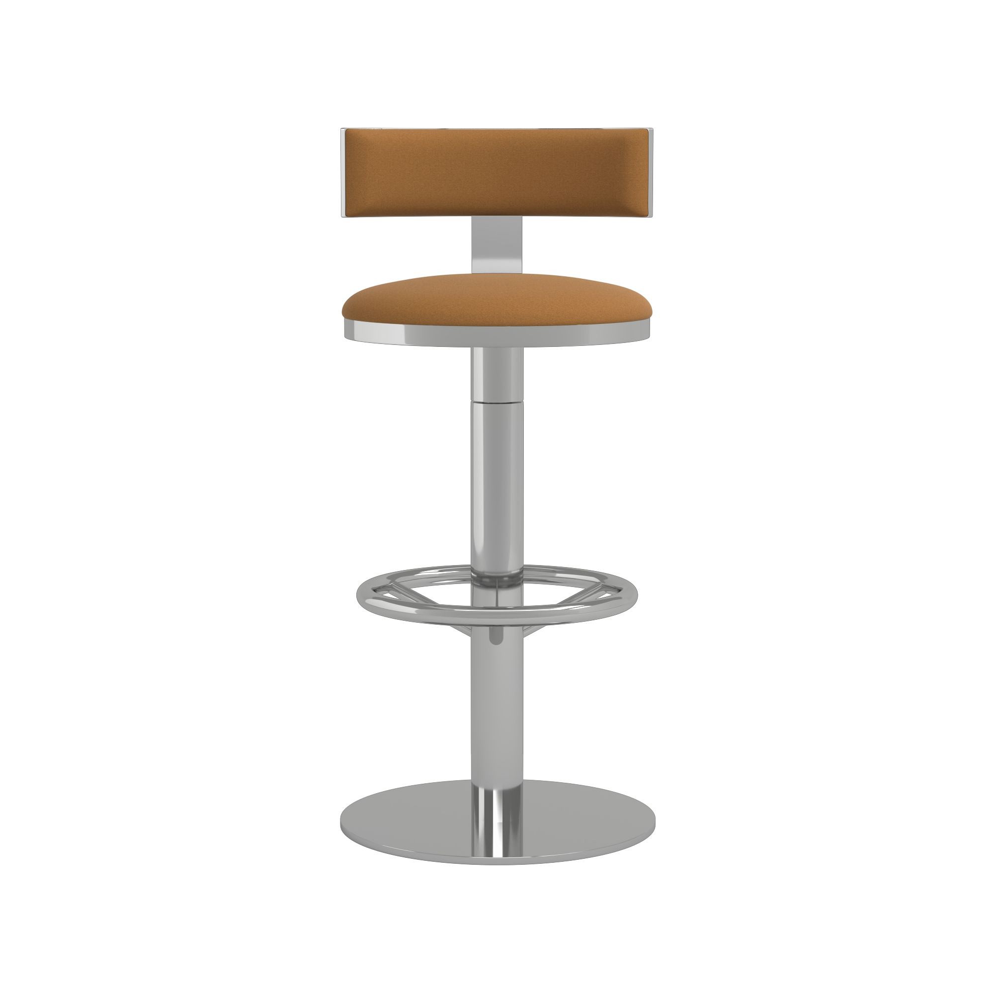 Larkin Upholstered Pedestal Counter & Bar Stool
