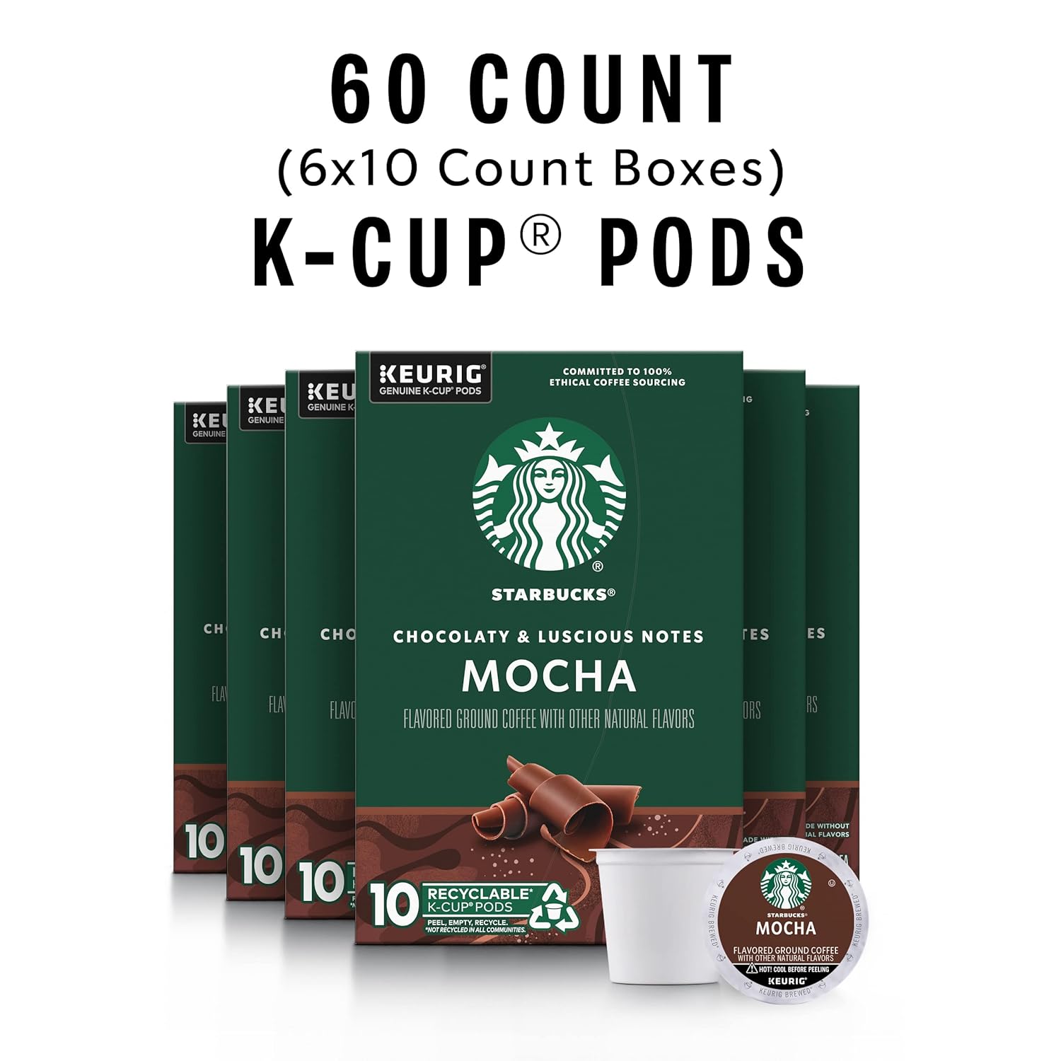 Starbucks K-Cup Coffee Pods, Medium Roast Coffee, Pike Place Roast for Keurig Brewers, 100% Arabica, 4 boxes (96 pods total)