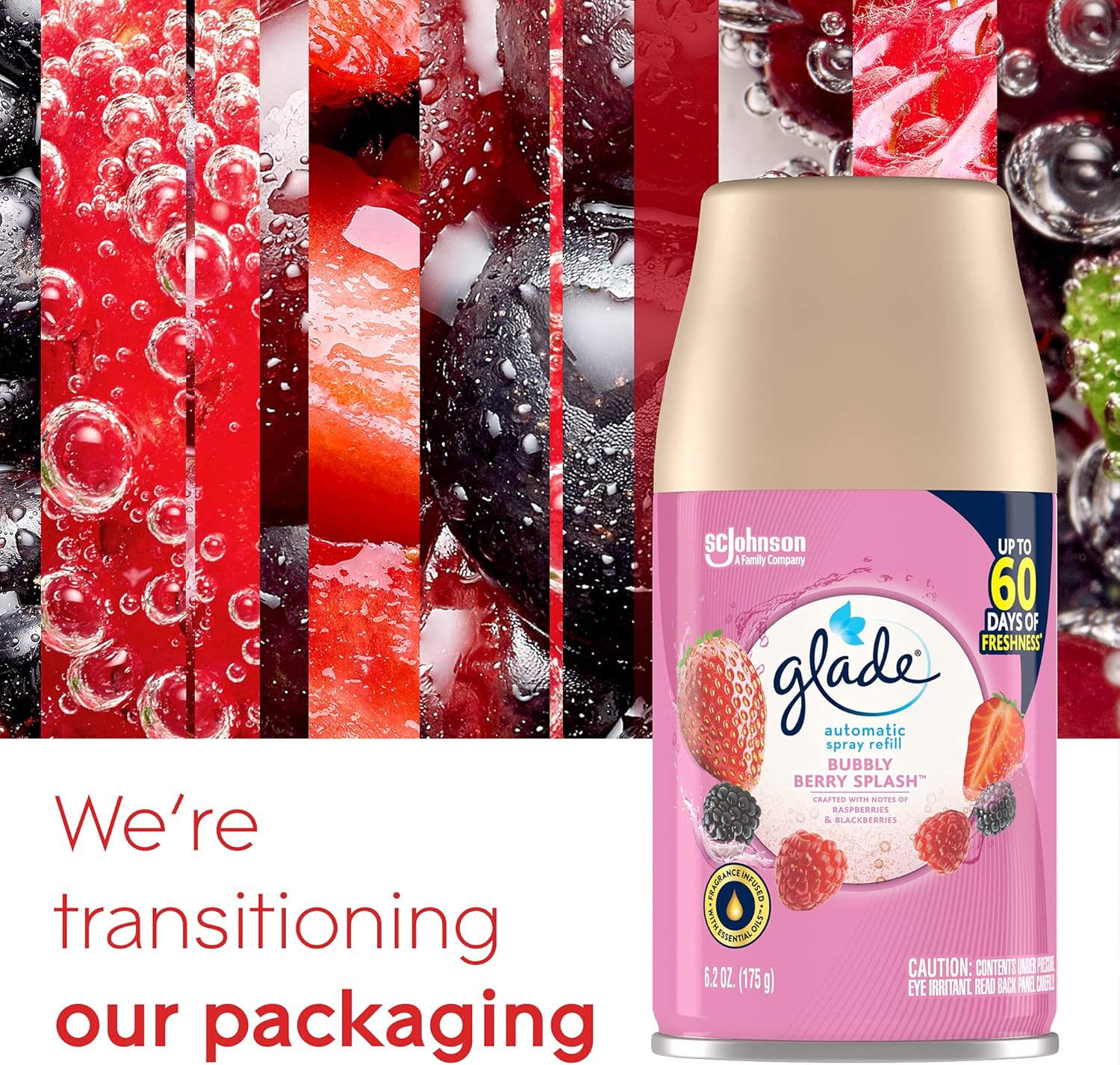 Glade Automatic Spray Air Freshener Refill, Scented Air Freshener for Home and Bathroom, Clean Linen, 6.2 Oz, 3 Count