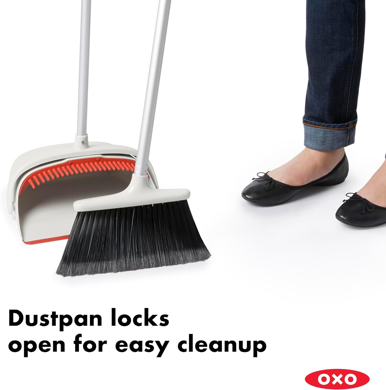 OXO Good Grips Large Sweep Set with Extendable Broom,8.5