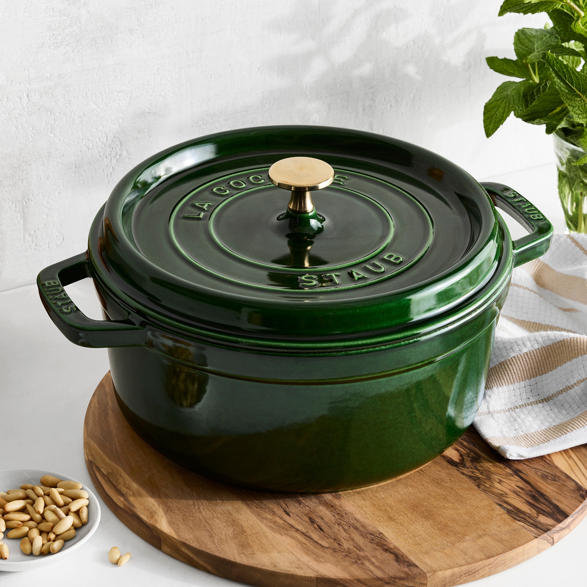 Staub Enameled Cast Iron Round Dutch Oven