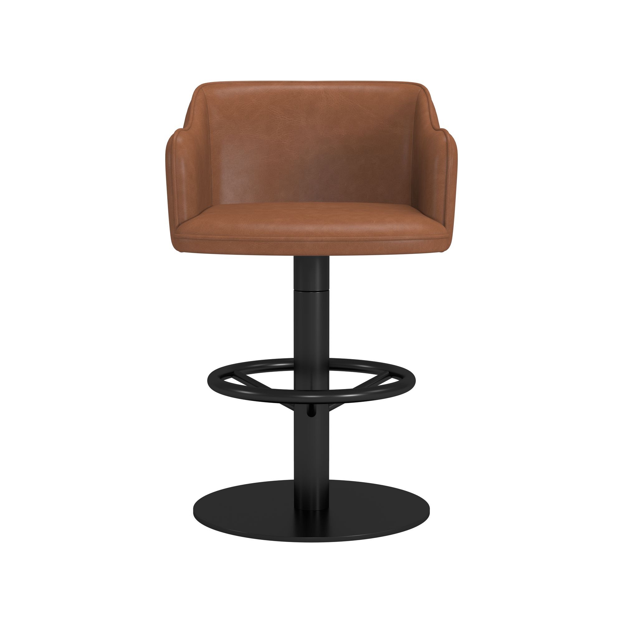 Harding Upholstered Pedestal Counter  & Bar Stool