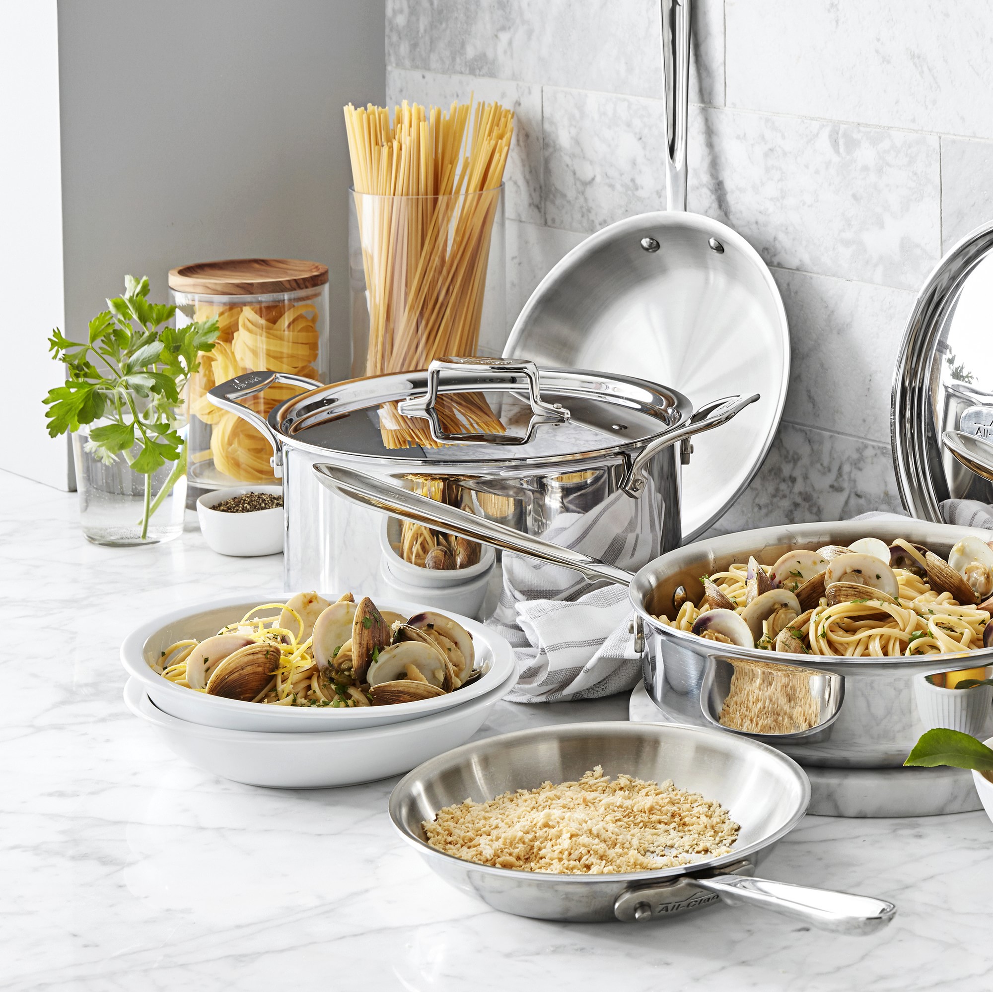 All-Clad D5® Stainless-Steel Stock Pots